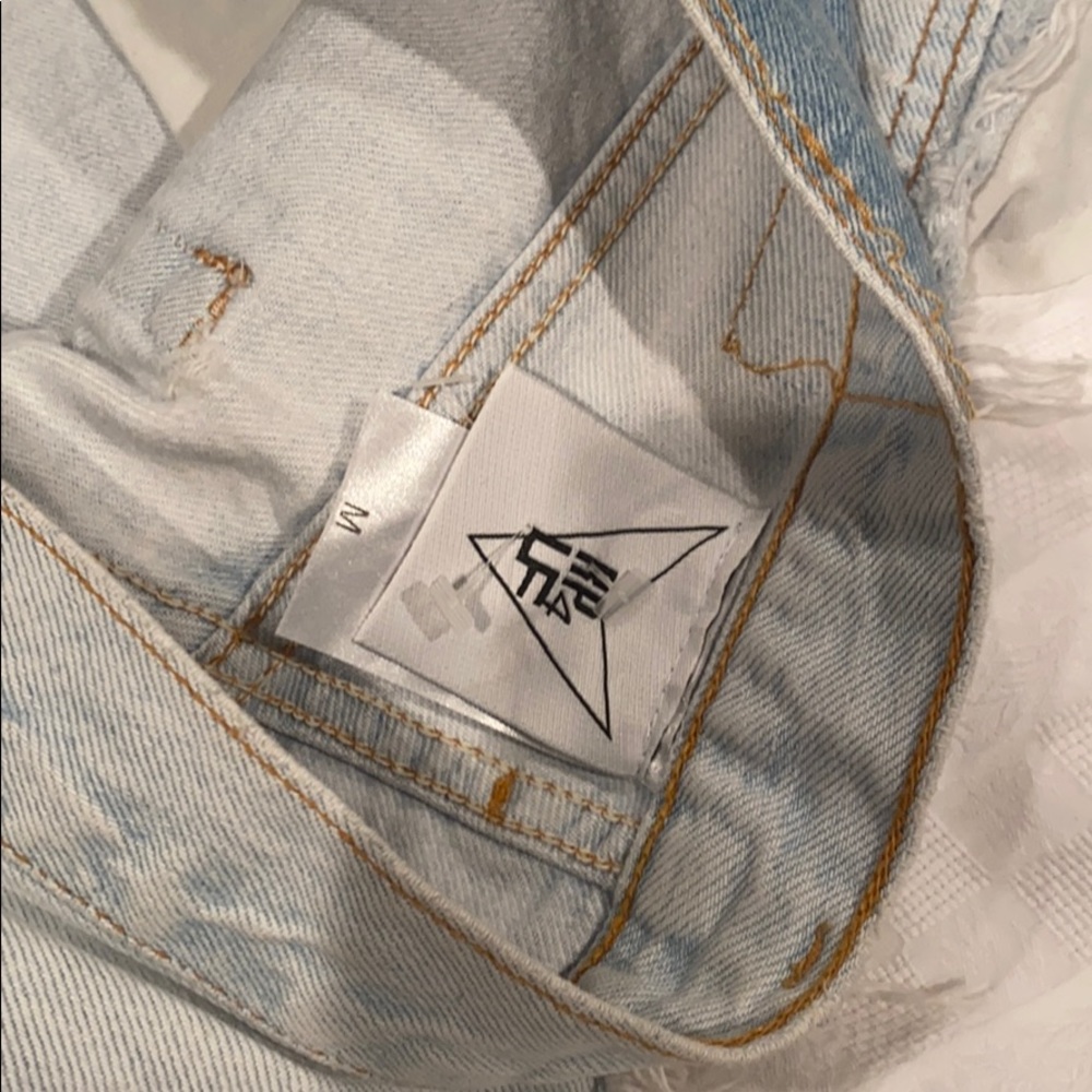 LEVI CUT OFF SHORTS WITH PATCHES - Picture 3 of 3